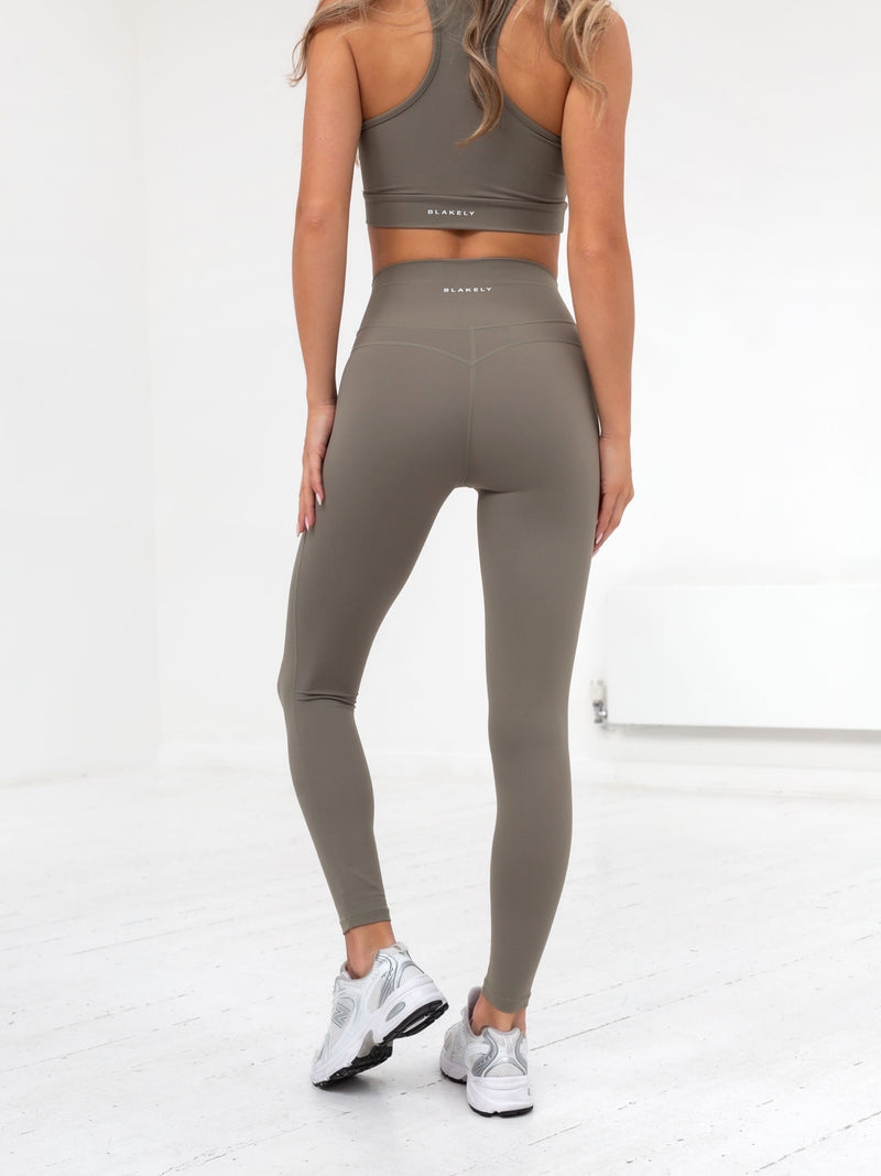 Ultimate Active Leggings - Safari Green