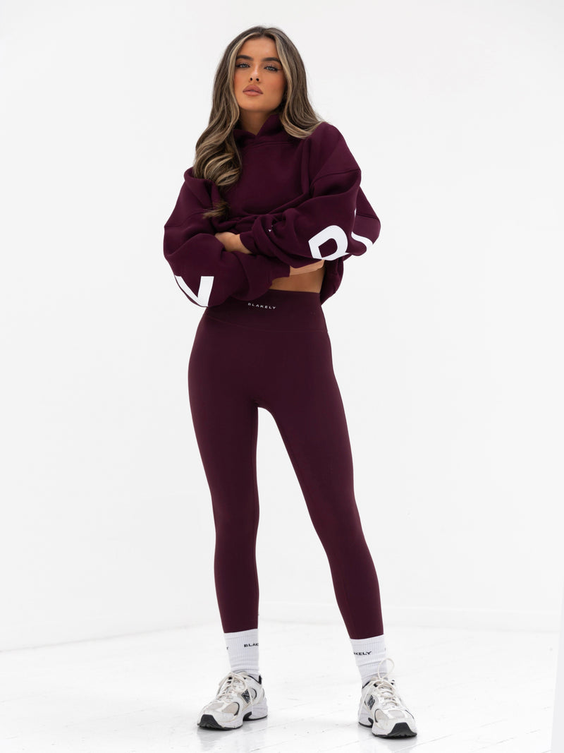 Ultimate Active Leggings - Dunkle Kirsche
