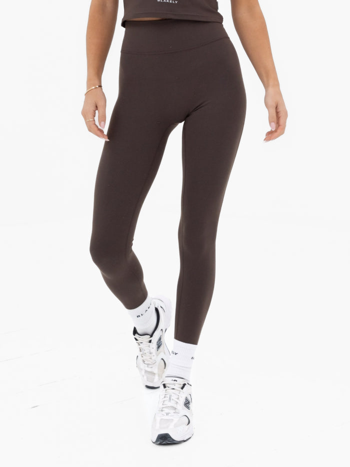 The Ultimate Soft Lifestyle Leggings - Schokoladenbraun