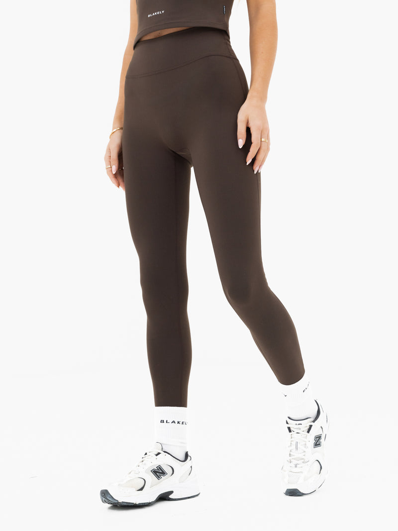 Ultimate Soft Lifestyle Leggings - Chocolate Brown
