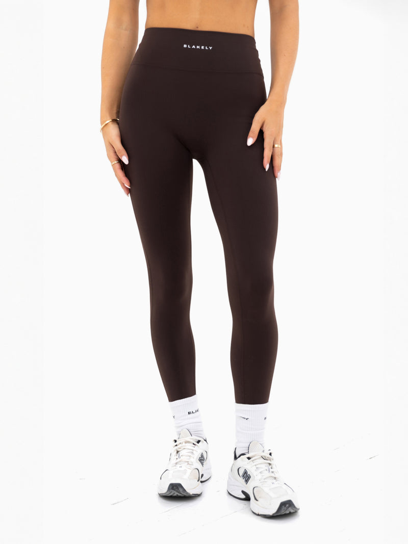 Ultimate Soft Lifestyle Leggings - Kaffeebohne