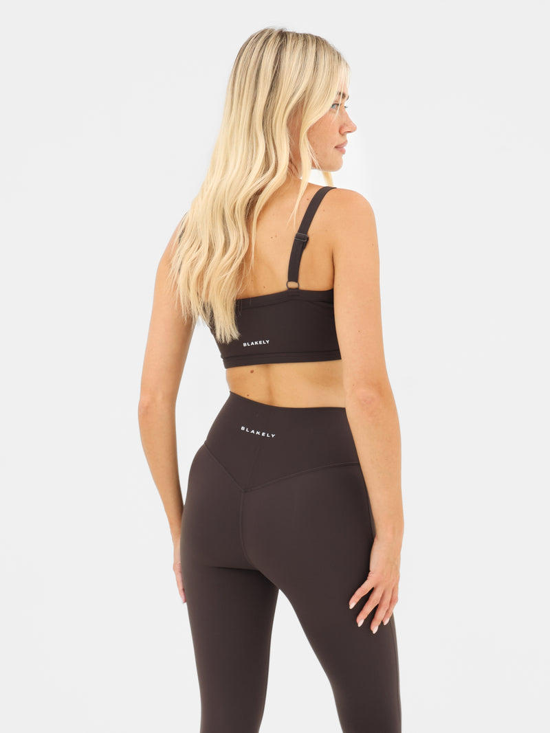 Ultimate Sports Bra - Brun chocolat