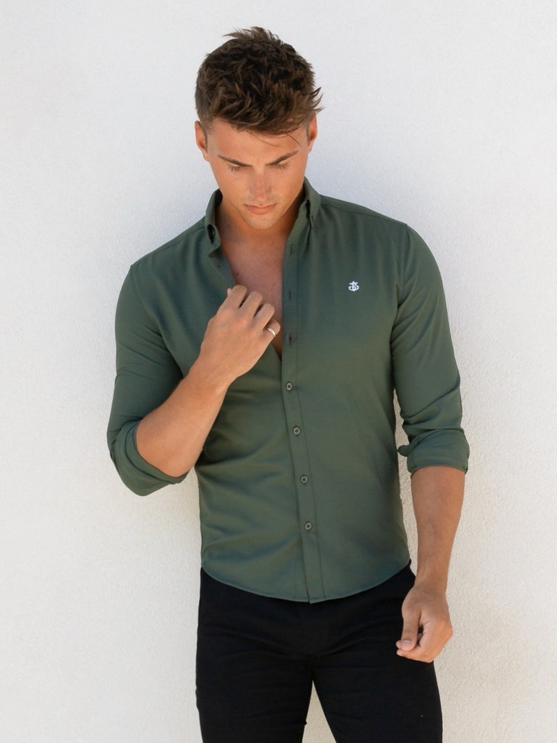 Ronan Long Sleeve Shirt - Green