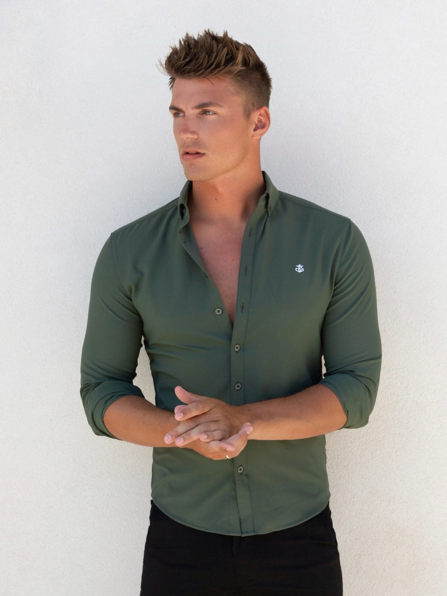 Ronan Long Sleeve Shirt - Green