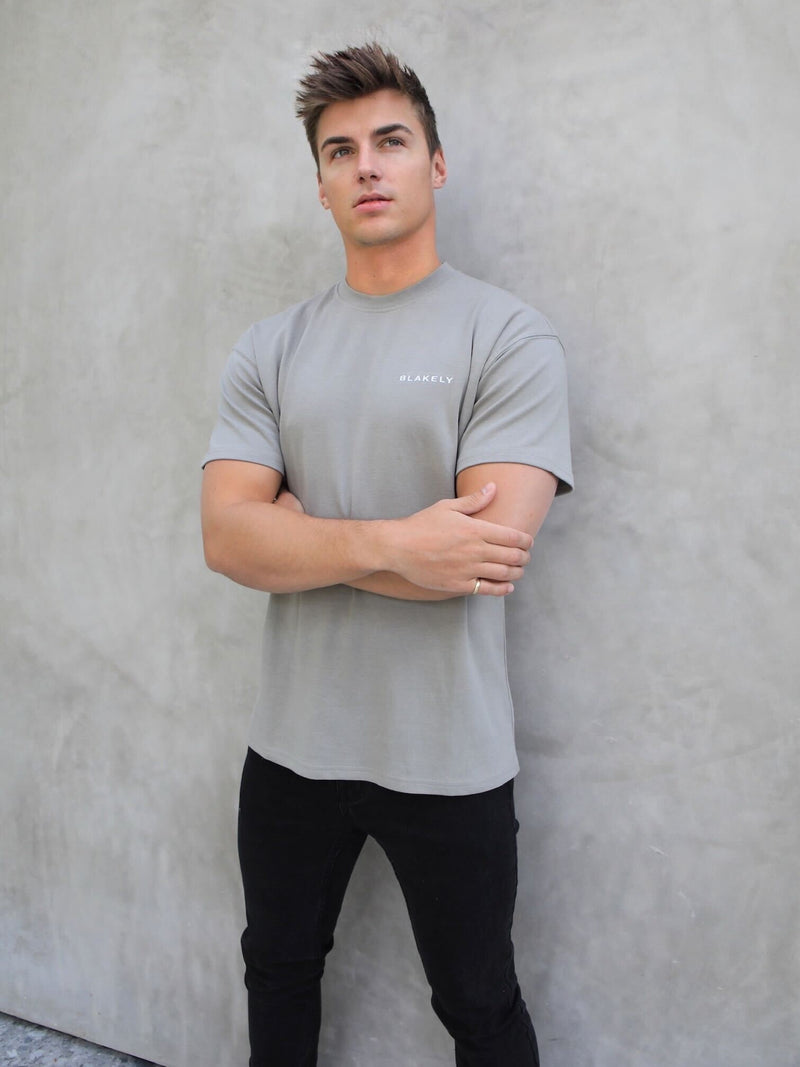 Series Relaxed T-Shirt - Stone Grey