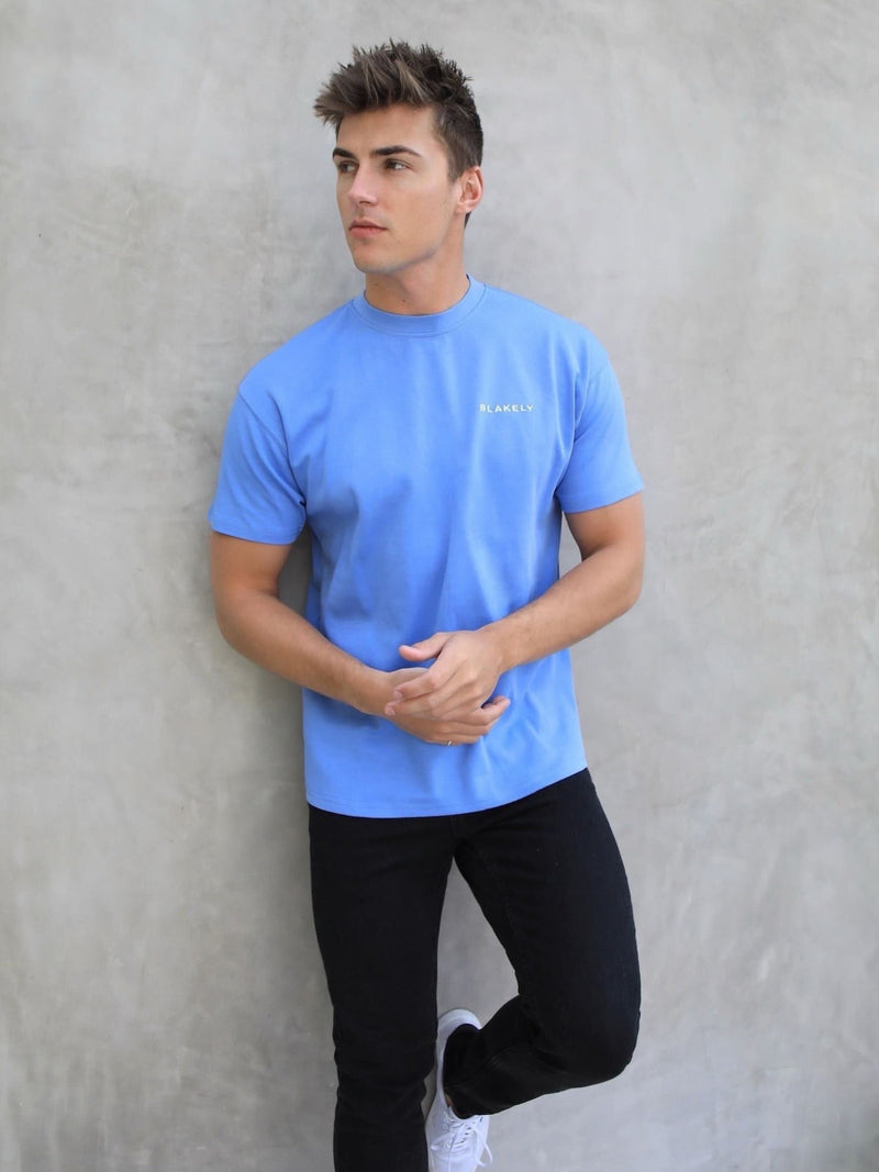 Series Relaxed T-Shirt - Light Blue