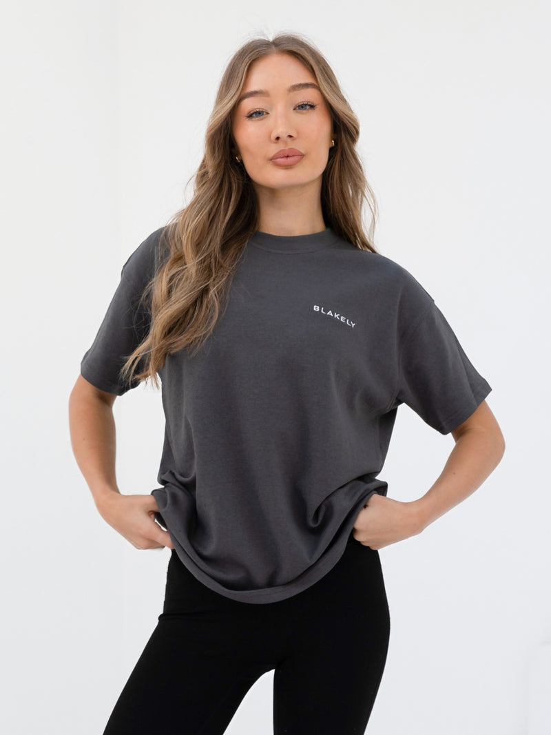 Series Oversized T-Shirt - Charcoal