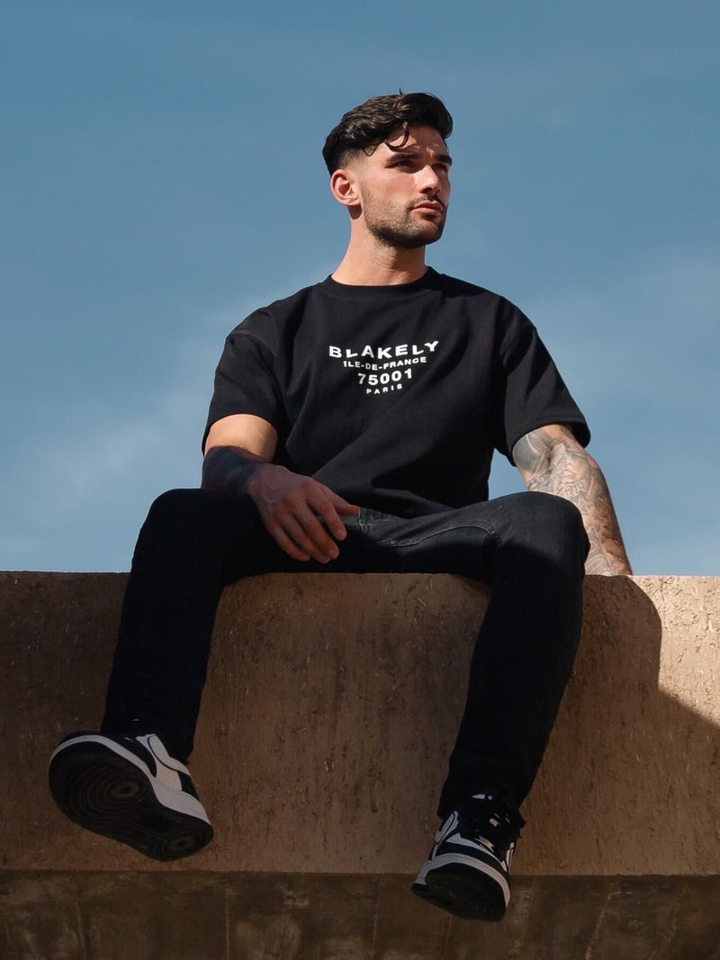 Seine Relaxed T-Shirt - Black