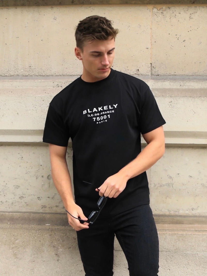 Seine Relaxed T-Shirt - Black