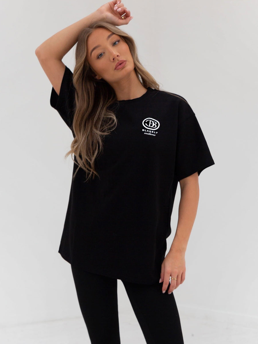 Milano Oversized T-Shirt - Black