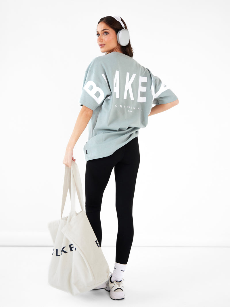 Isabel Oversized T-Shirt - Mineralblau