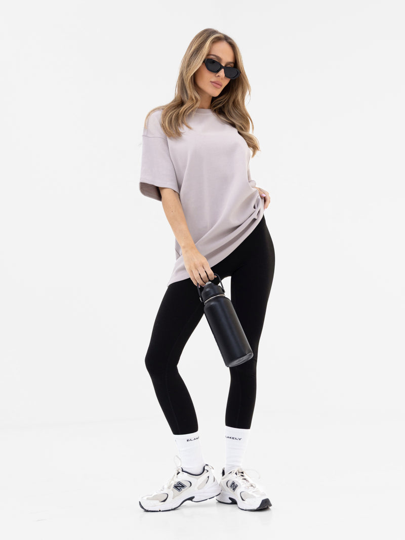 Isabel Oversized T-Shirt - Kiesel