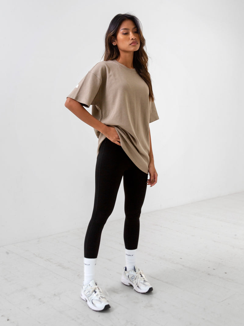 Isabel Oversized T-Shirt - Taupe