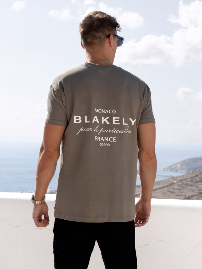 Monaco Relaxed T-Shirt - Vert Safari