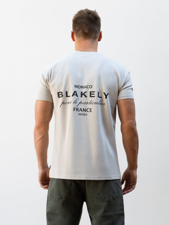 Monaco Relaxed T-Shirt - Stone Grey