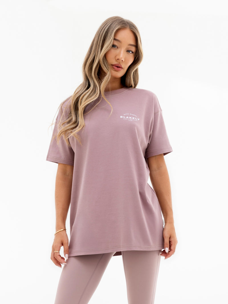Curved Active Studios Oversized T-Shirt - Altrosa