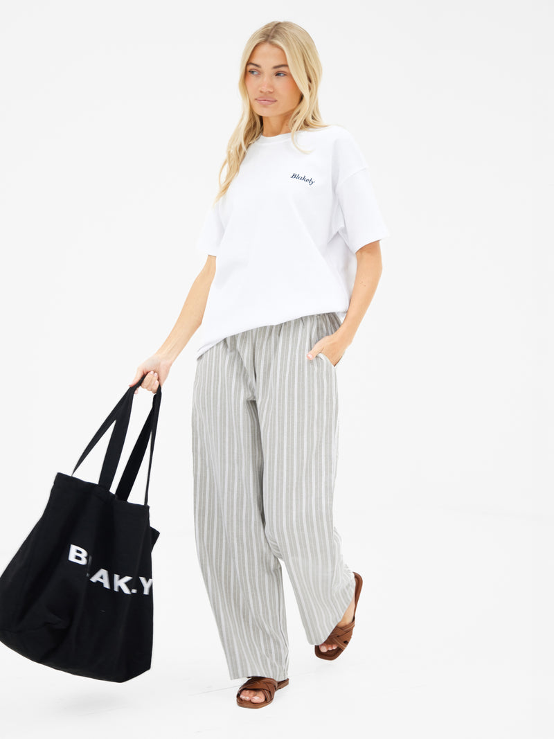 Posy Pomegranate Oversized T-Shirt - White