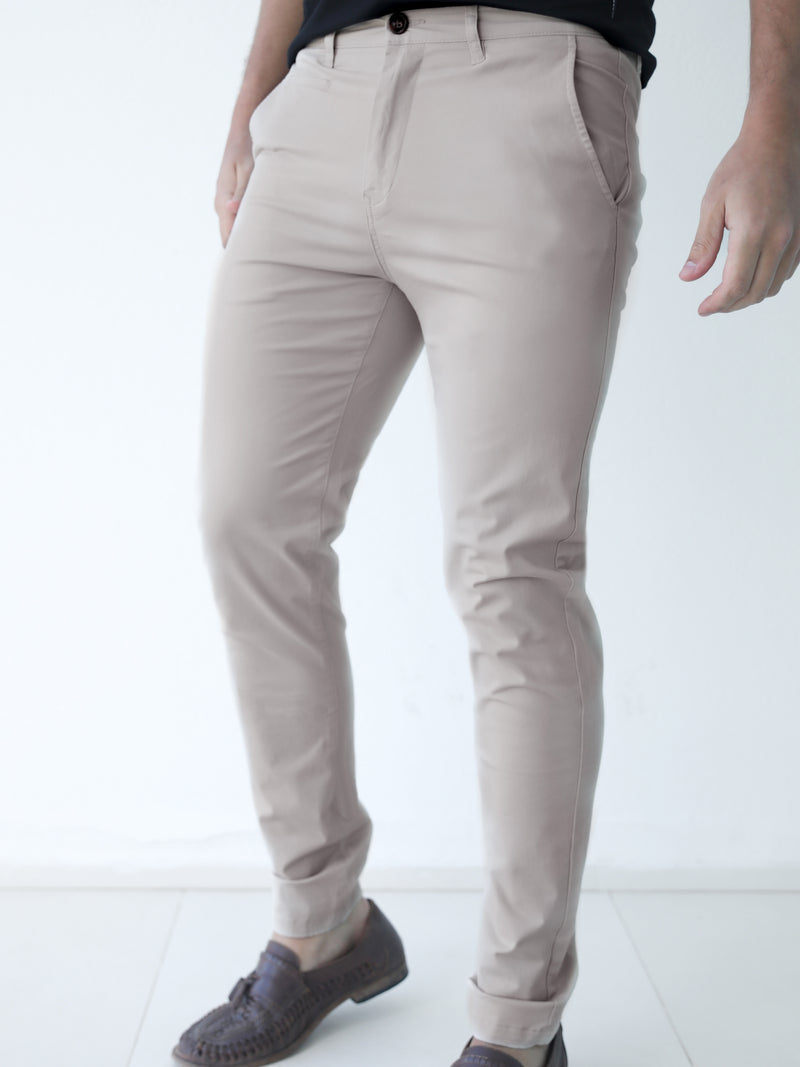 Sloane Stretch Fit Chinos - Sand