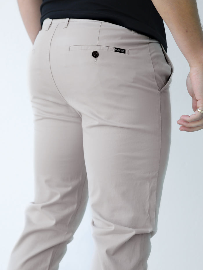 Sloane Stretch Fit Chinos - Sand