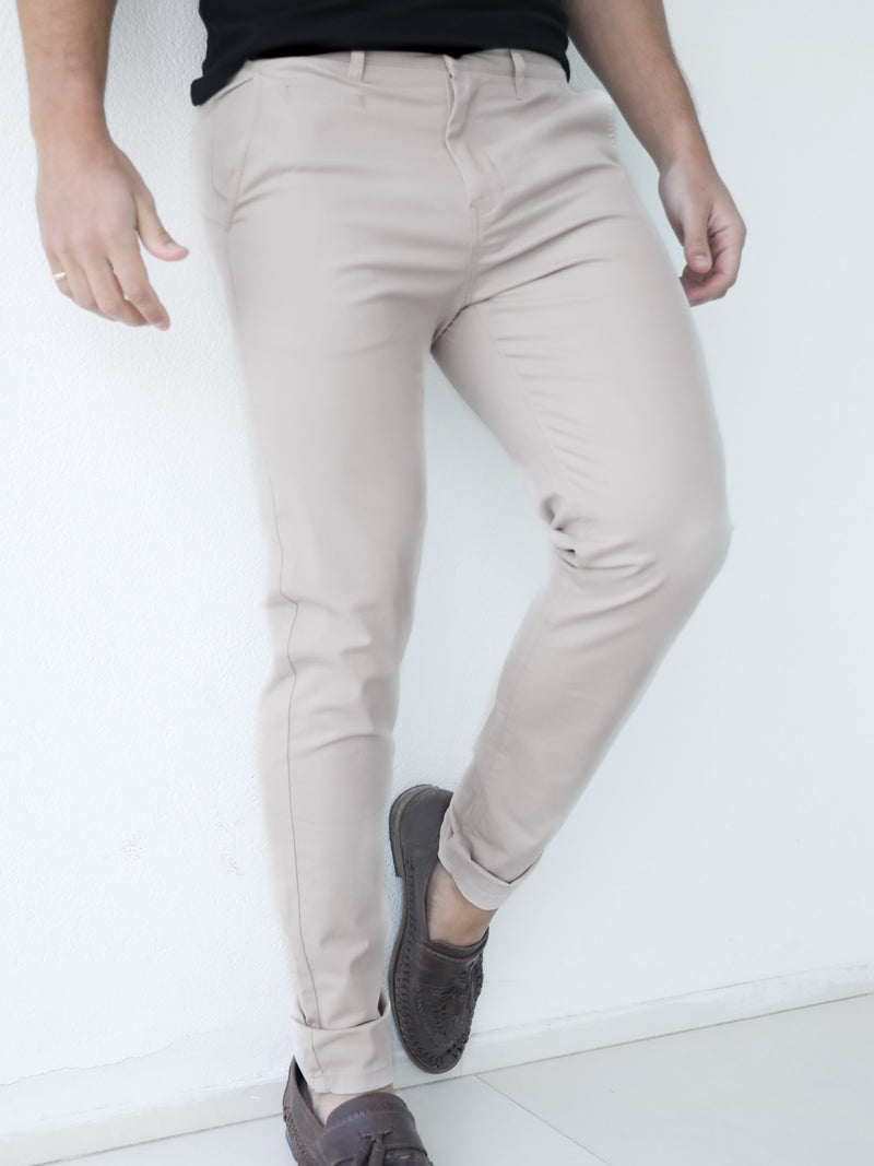 Sloane Stretch Fit Chinos - Sand