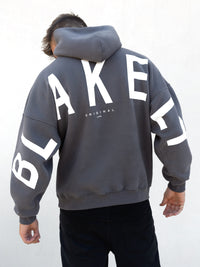 Idris Oversized Hoodie - Asche