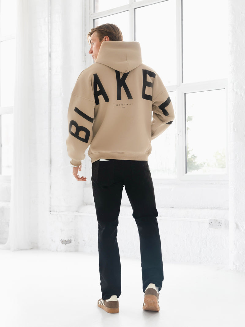 Idris Oversized Hoodie - Tan
