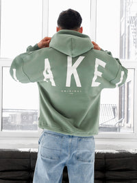 Idris Oversized Hoodie - Sage Green