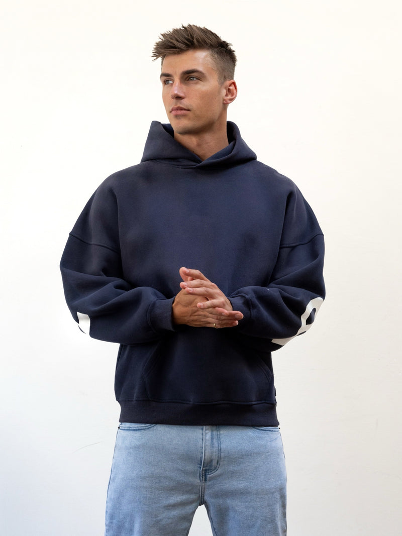 Idris Oversized Hoodie - True Navy