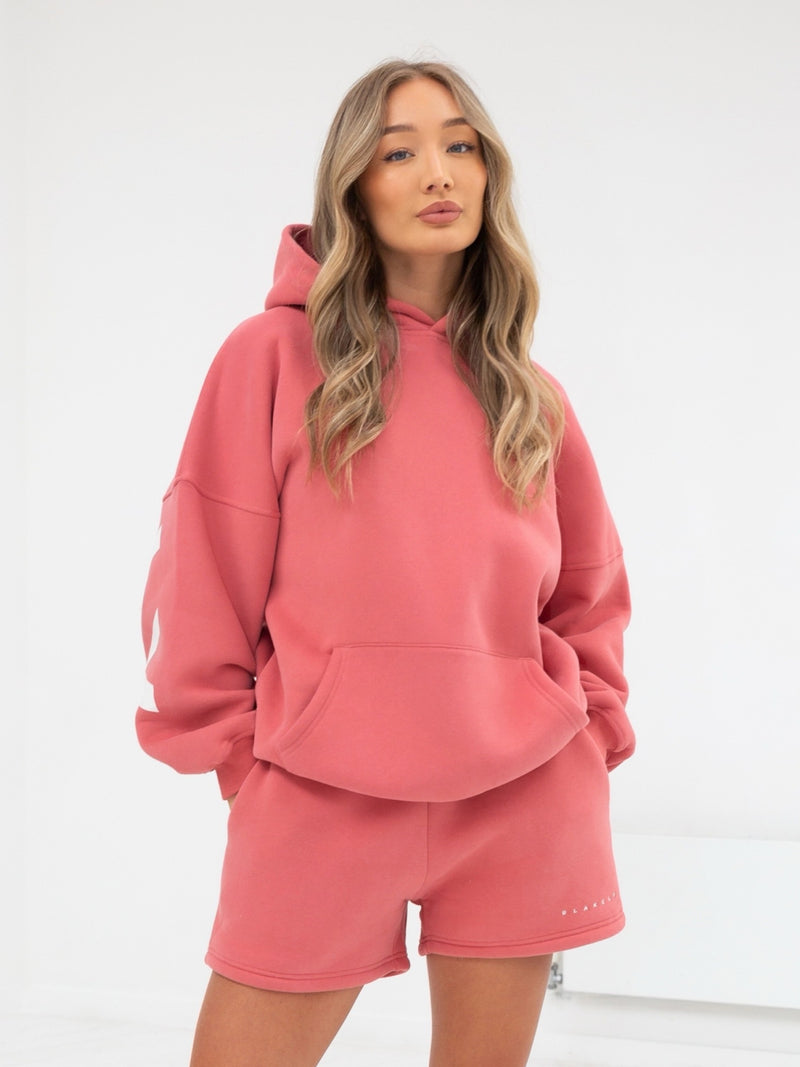 Isabel Oversized Hoodie - Sunrise Coral