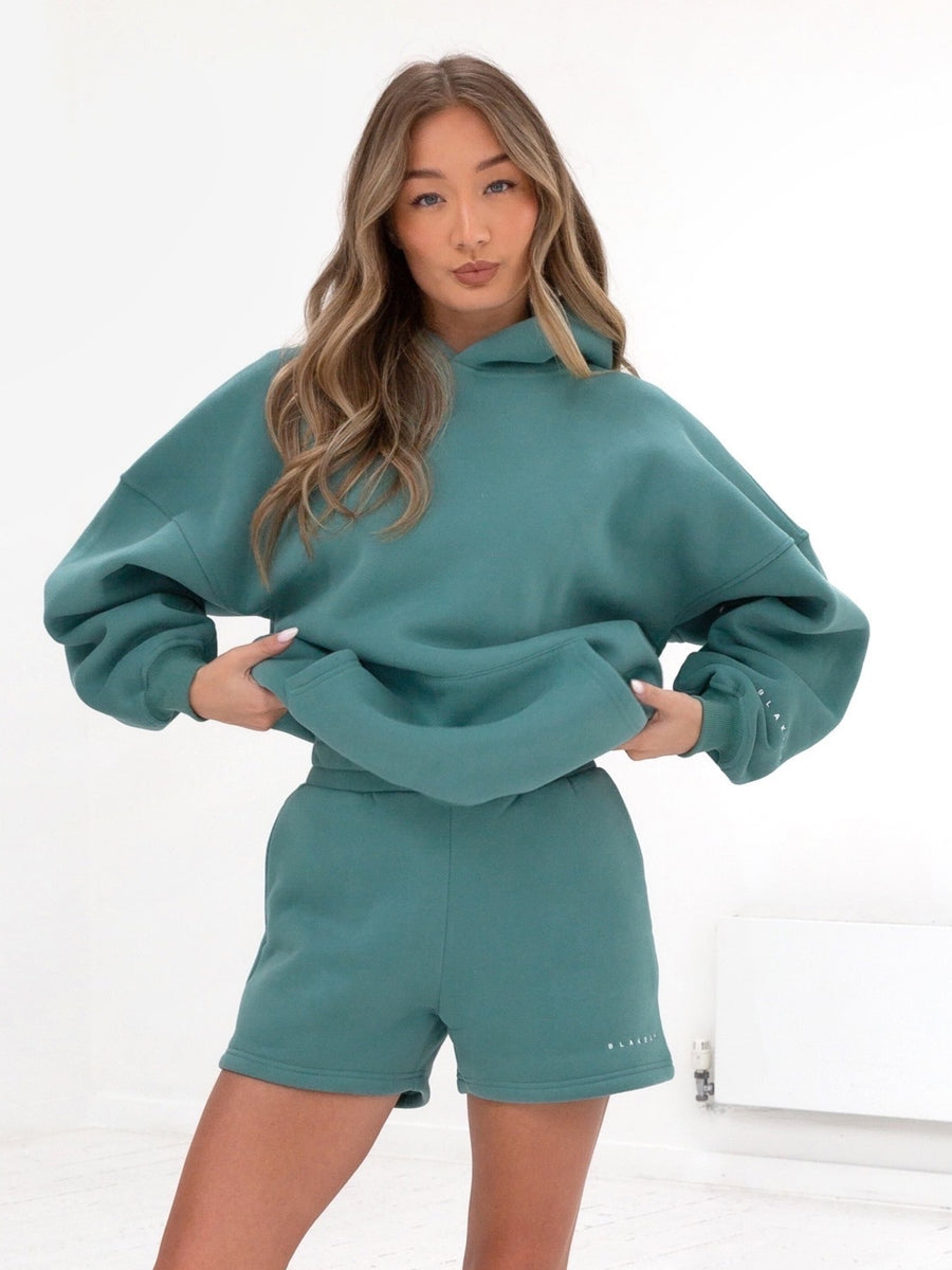 Isabel Oversized Hoodie - Dusty Teal