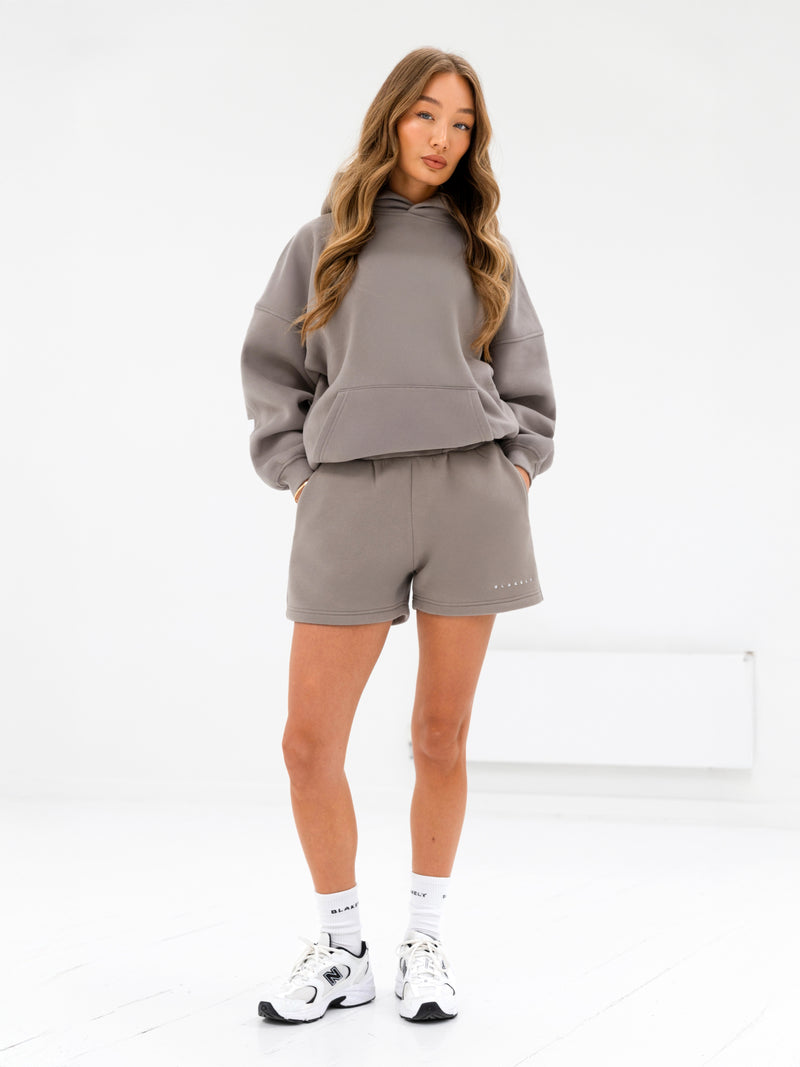 Isabel Oversized Hoodie - Neutral Grey