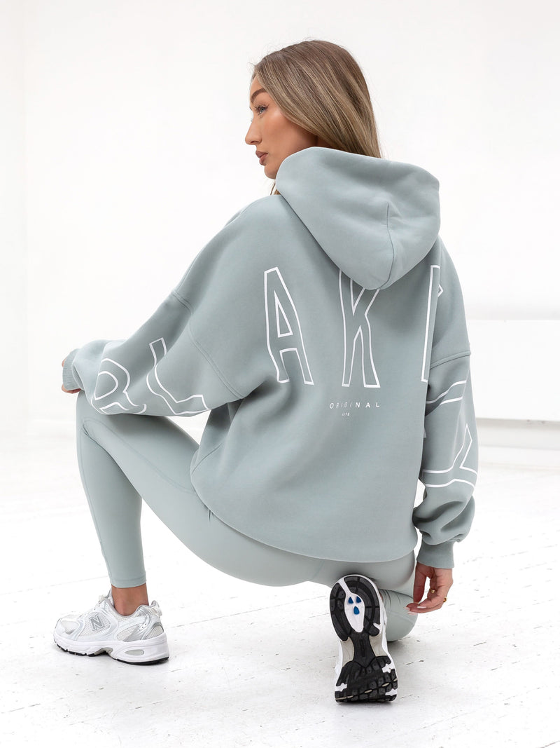 Outline Isabel Oversized Hoodie - Mineral Blue