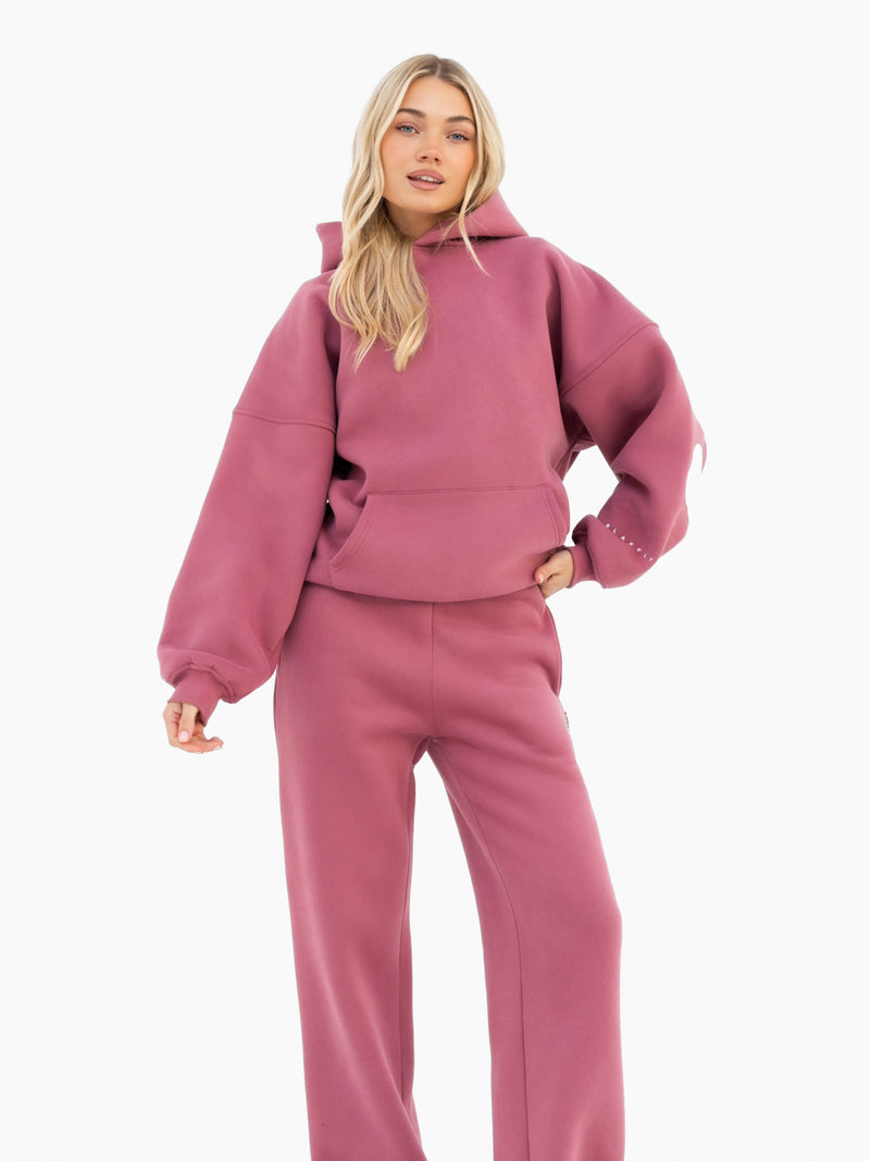 Cloud Isabel Oversized Hoodie - Dunkle Beere