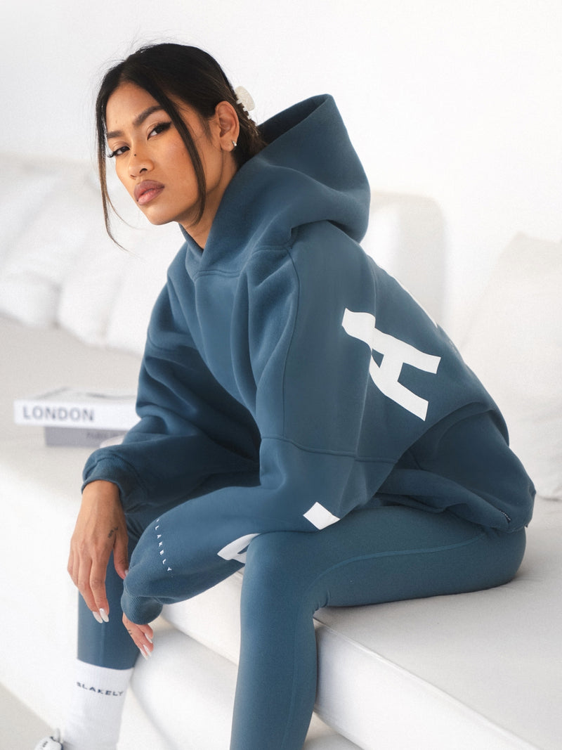 Isabel Oversized Hoodie - Dark Teal