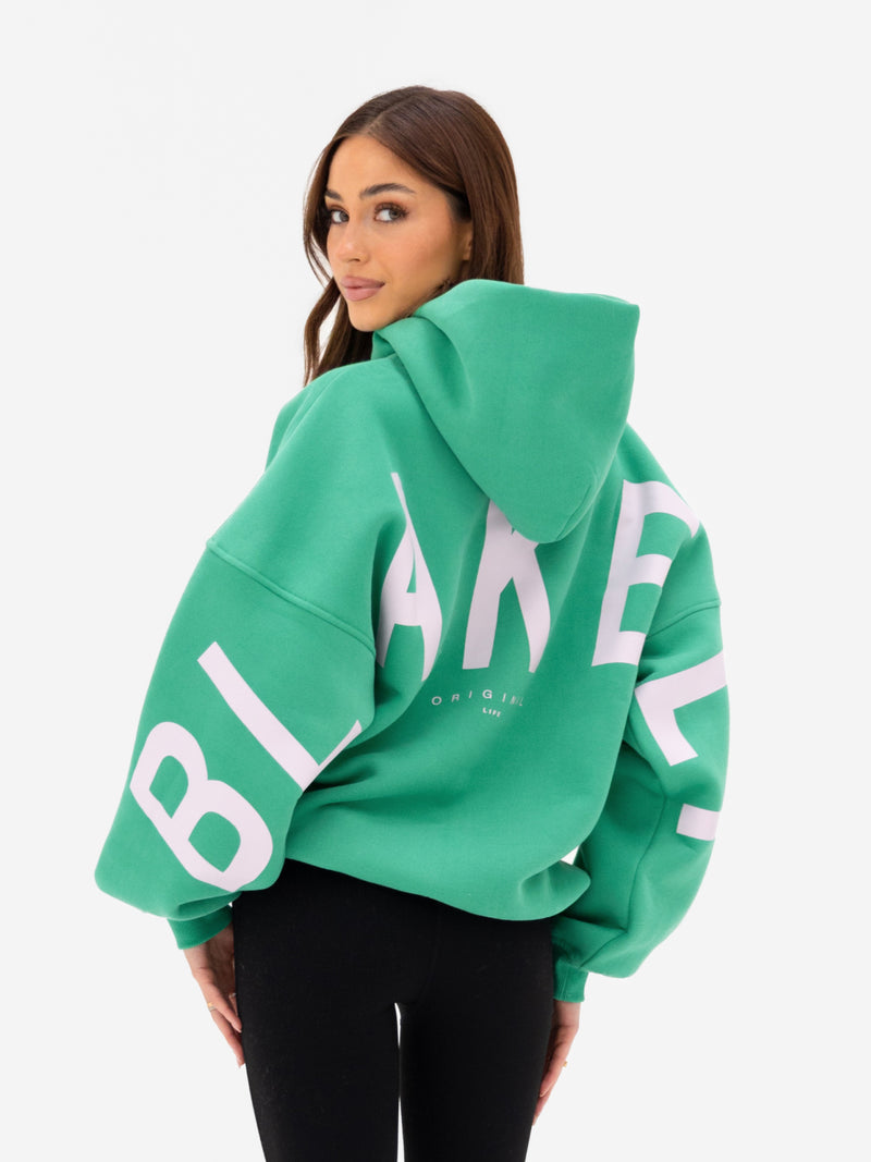 Isabel Oversized Hoodie - Jade Green