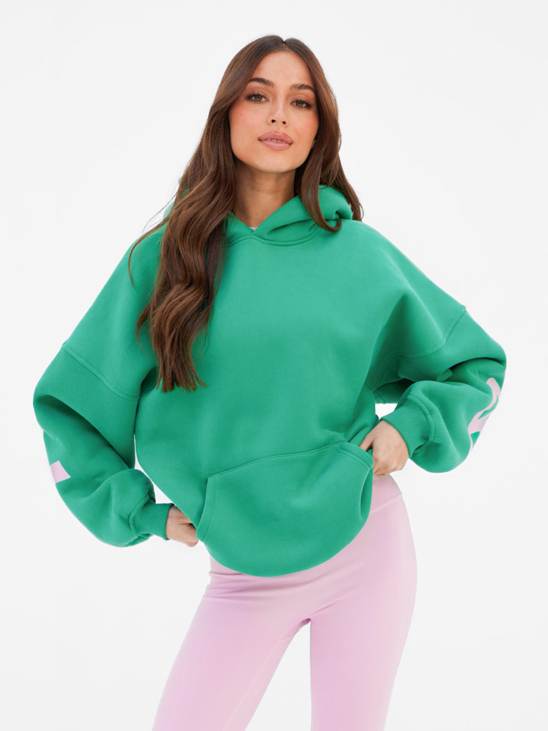 Isabel Oversized Hoodie - Jade Green