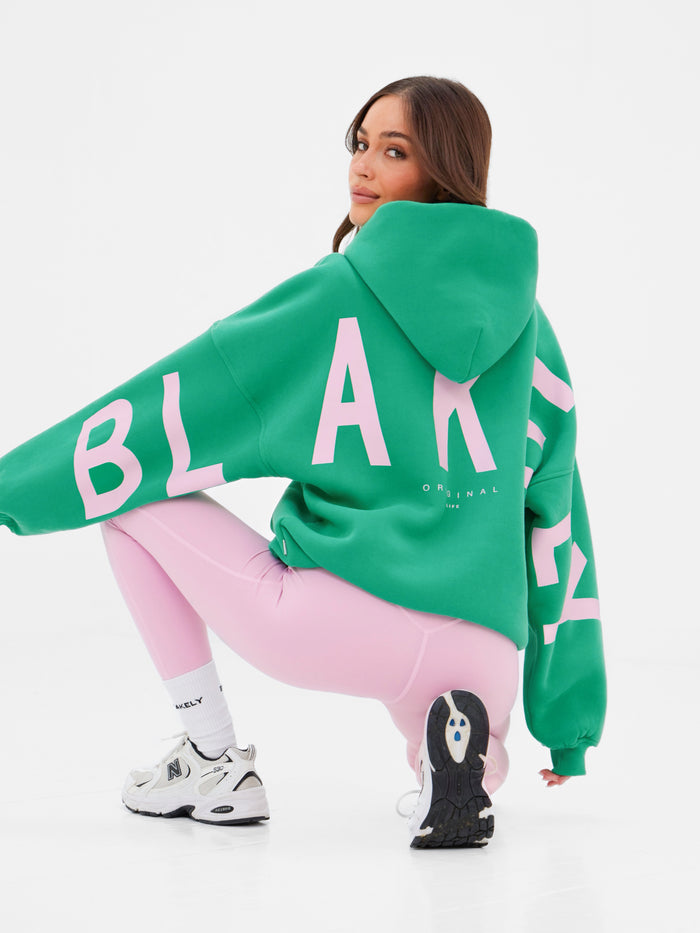 Isabel Oversized Hoodie - Jade Green