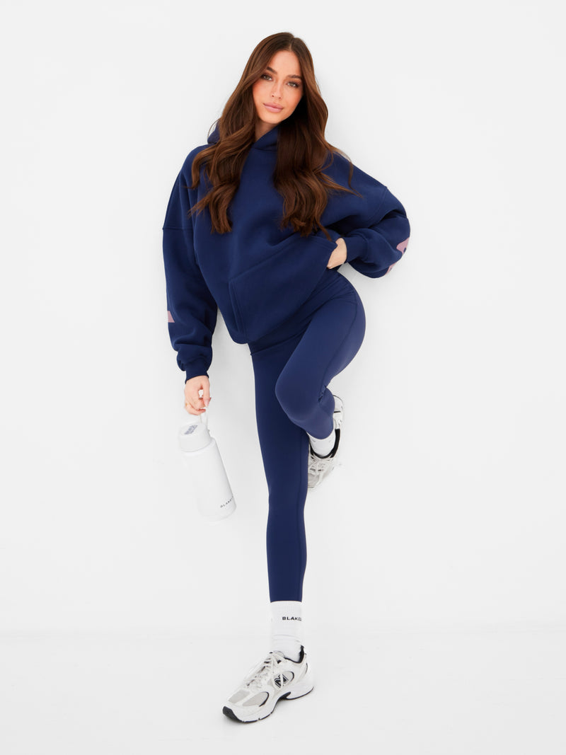 Isabel Oversized Hoodie - Navy Blue