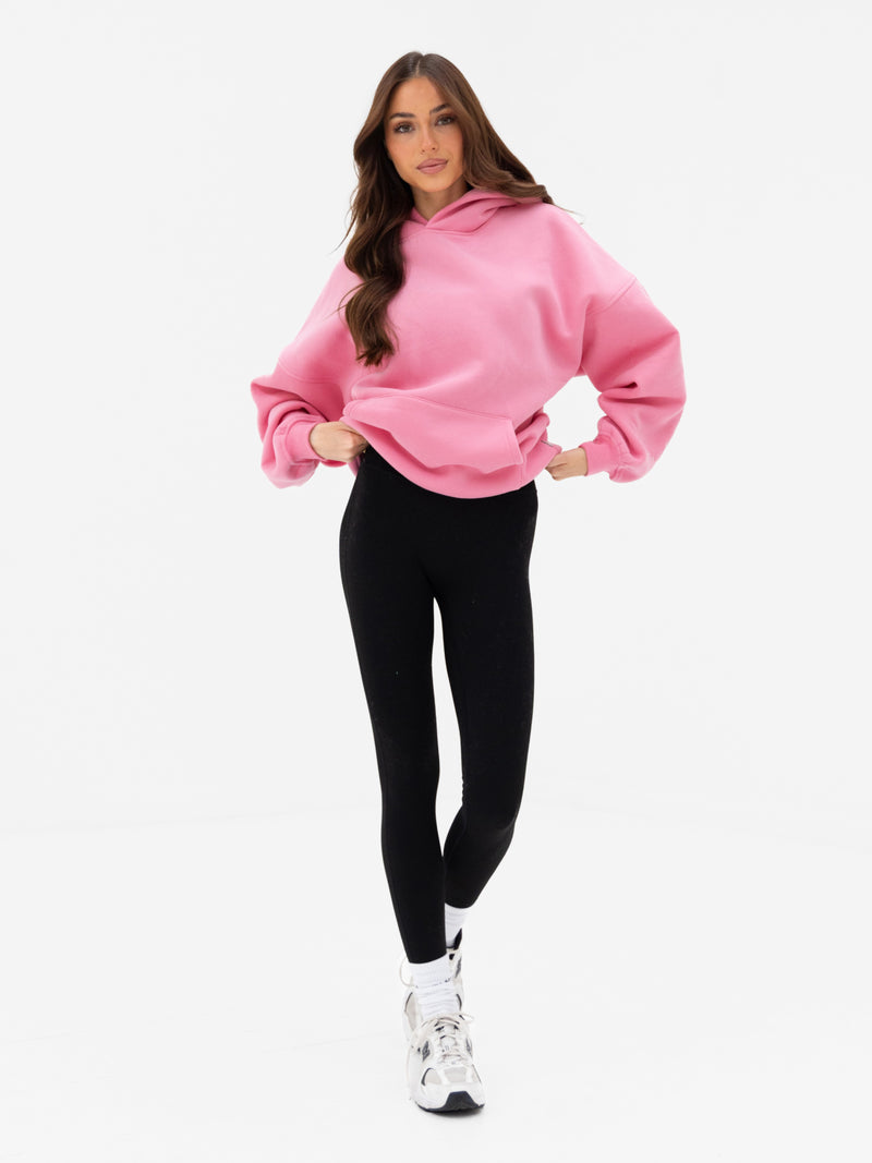 Isabel Oversized Hoodie - Rosy Pink