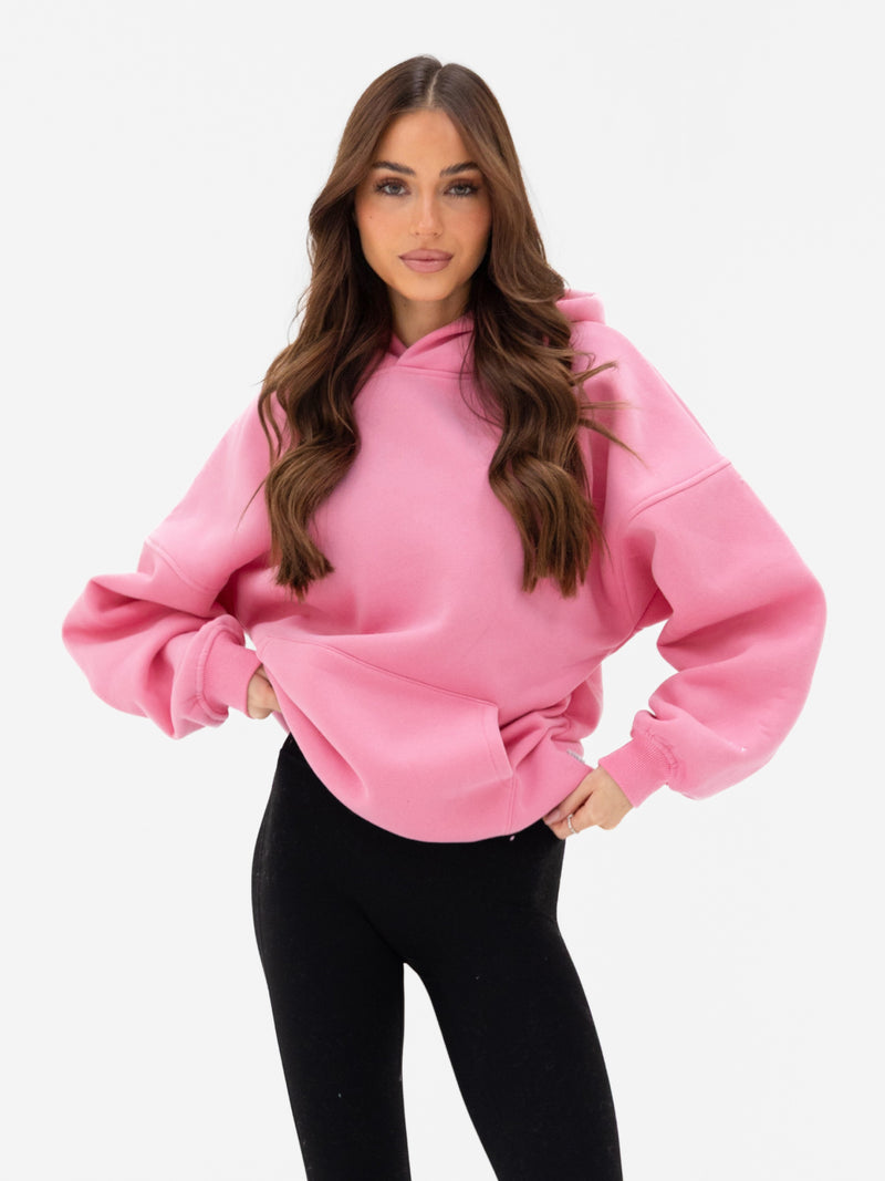 Isabel Oversized Hoodie - Rosy Pink