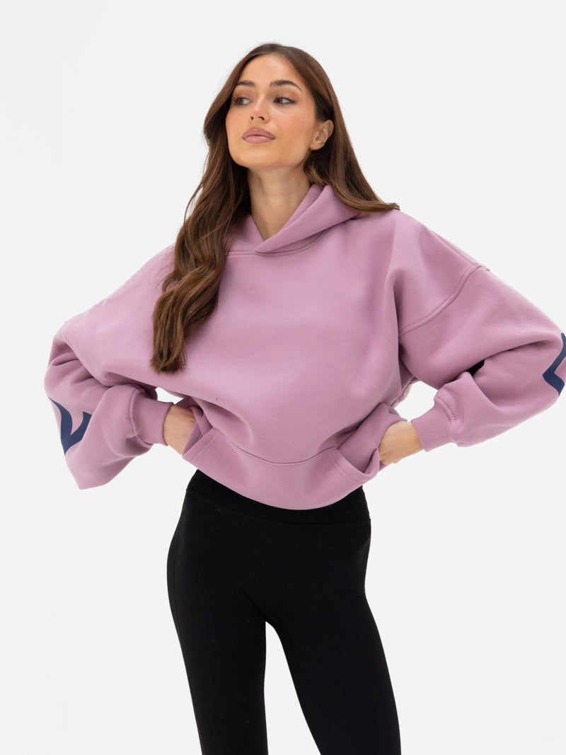 Isabel Oversized Hoodie - Soft Mauve