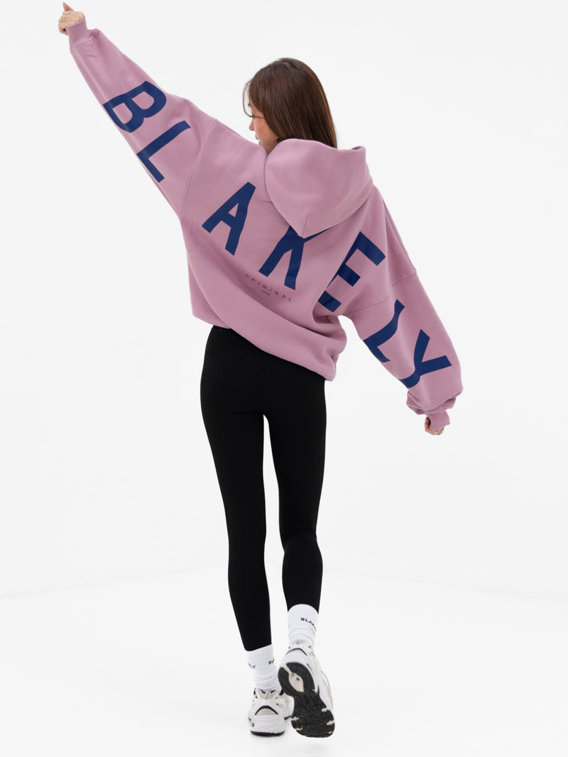 Isabel Oversized Hoodie - Soft Mauve
