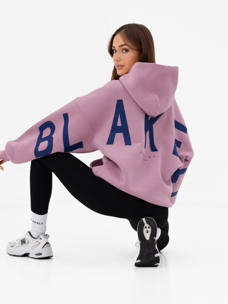 Isabel Oversized Hoodie - Soft Mauve
