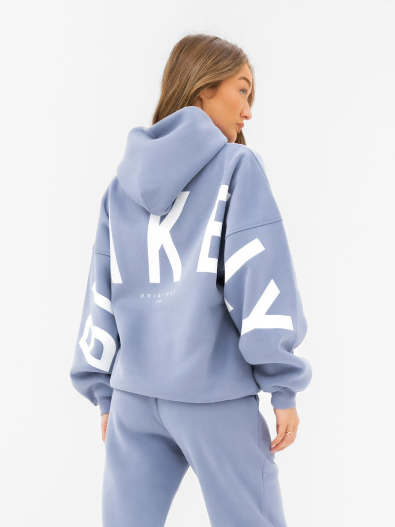Isabel Oversized Hoodie - Granite Blue