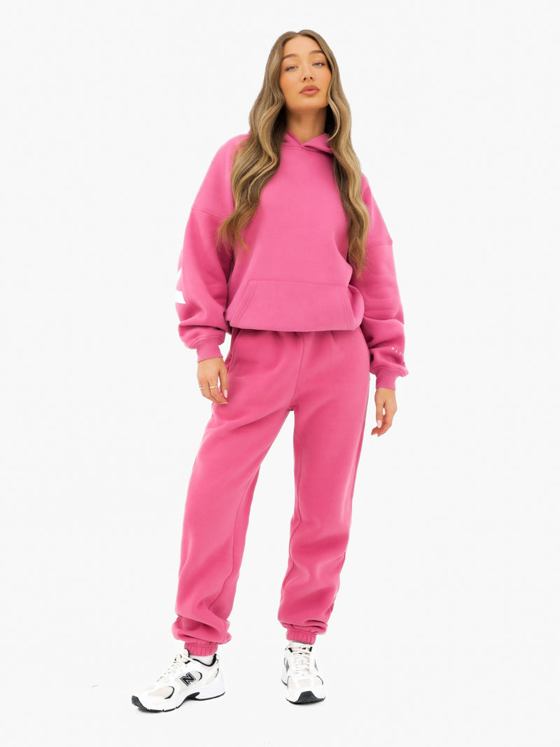 Isabel Oversized Hoodie - Hot Pink