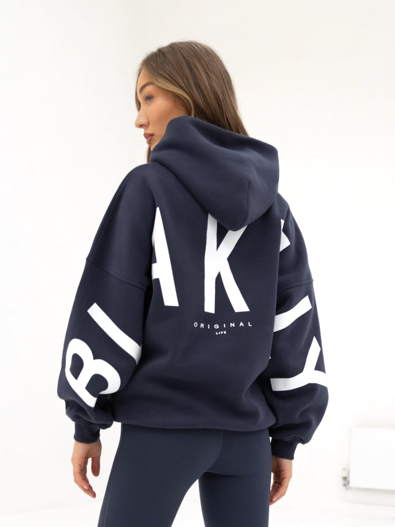 Isabel Oversized Hoodie - True Navy