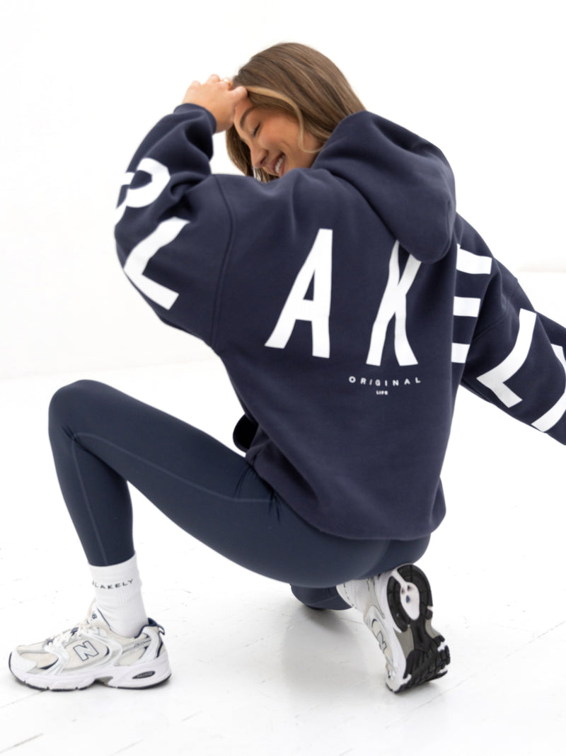 Isabel Oversized Hoodie - True Navy