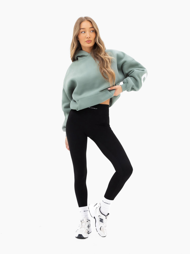 Isabel Oversized Hoodie - Sage Green