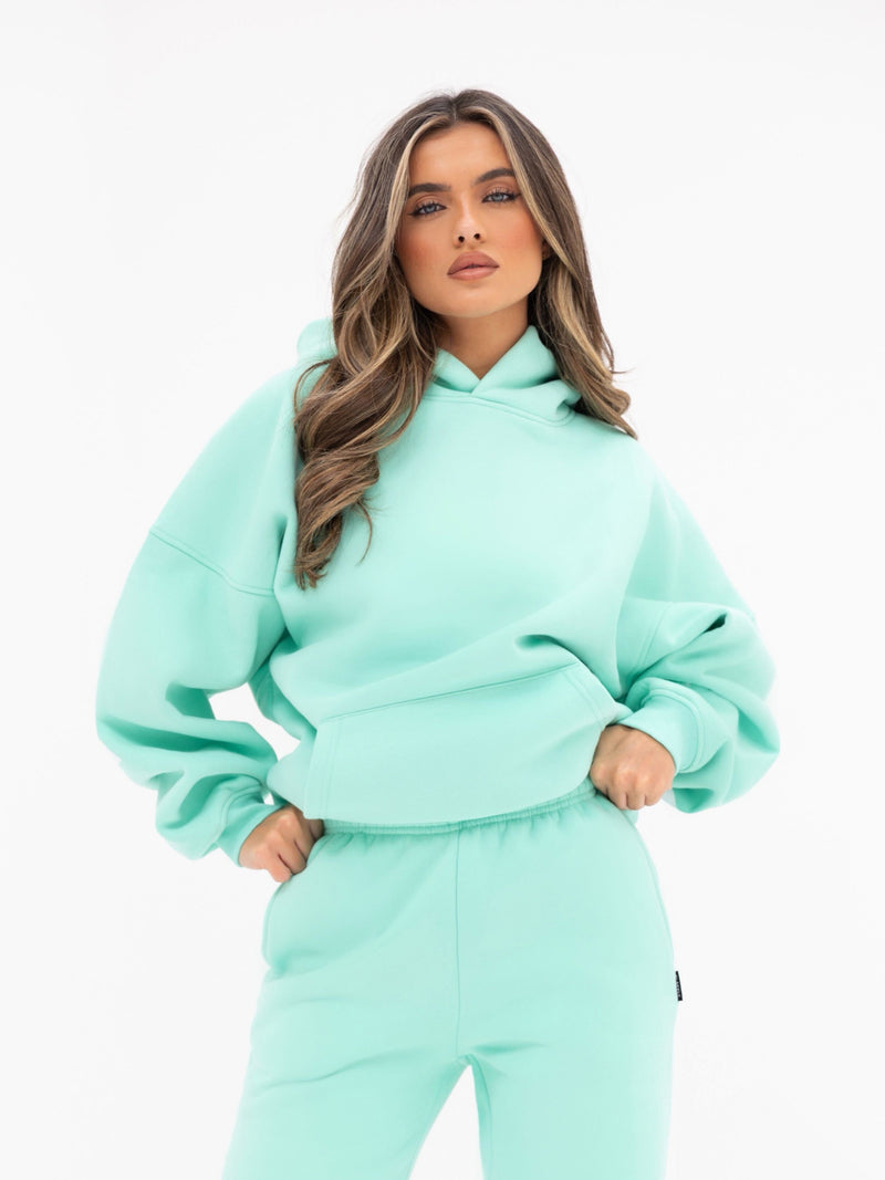 Isabel Oversized Hoodie - Helles Mintgrün