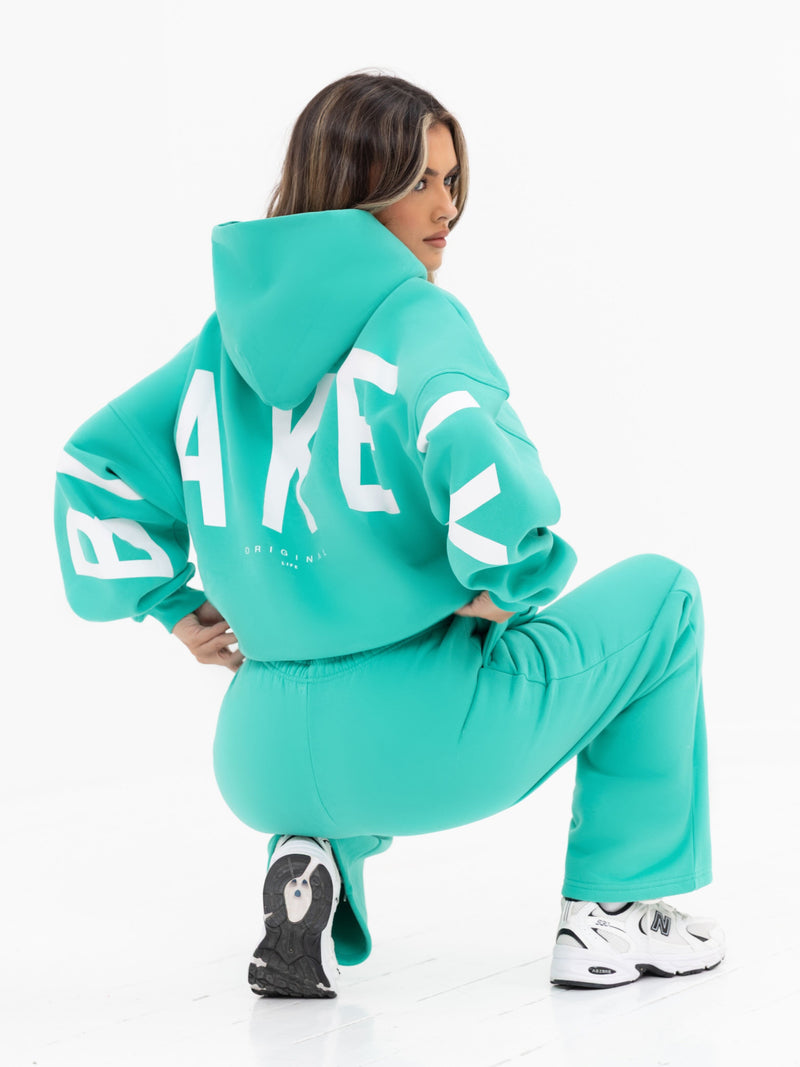 Isabel Oversized Hoodie - Turquoise